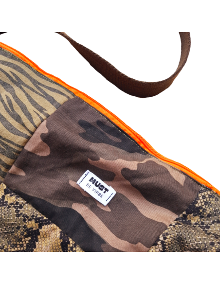CrossBag Patchwork Torba z upcyclingu