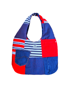 Torba Shopper Patchwork z upcyclingu