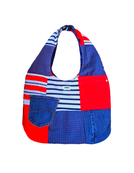Torba Shopper Patchwork z upcyclingu