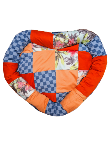 Legowisko Serce z upcyclingu - Jungle Jeans