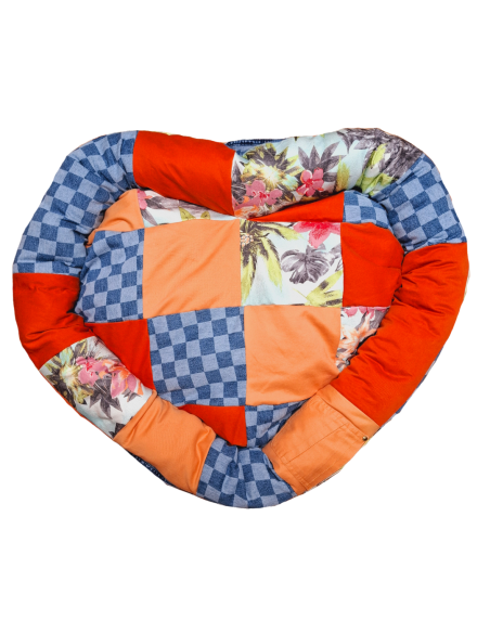 Legowisko Serce z upcyclingu - Jungle Jeans