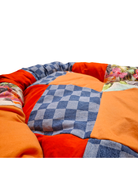 Legowisko Serce z upcyclingu - Jungle Jeans