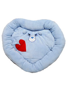 Legowisko Serce z upcyclingu - Baby Blue