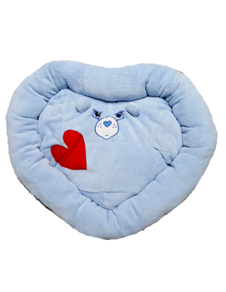 Legowisko Serce z upcyclingu - Baby Blue
