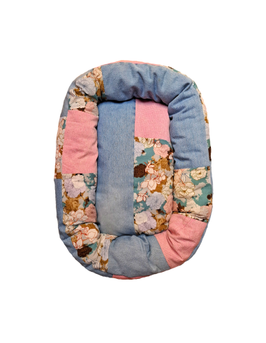 Legowisko S z upcyclingu - Powder Pink
