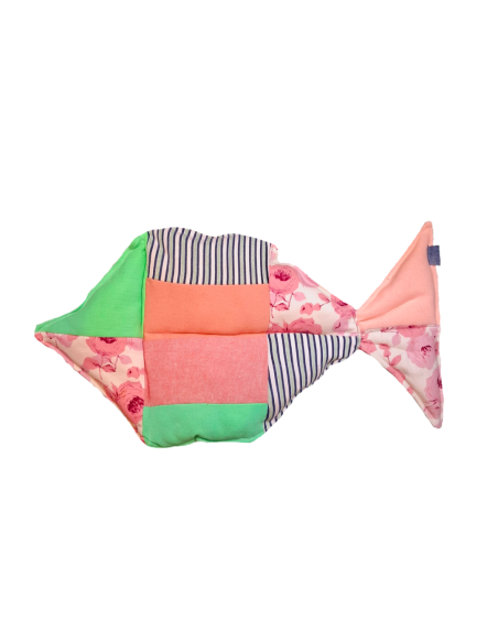 Dwustronna Kocia Mata z upcyclingu - Powder Mint