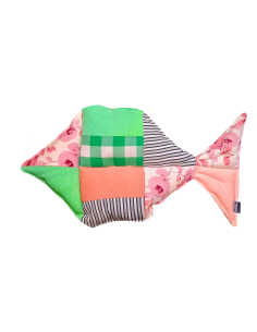 Dwustronna Kocia Mata z upcyclingu - Powder Mint