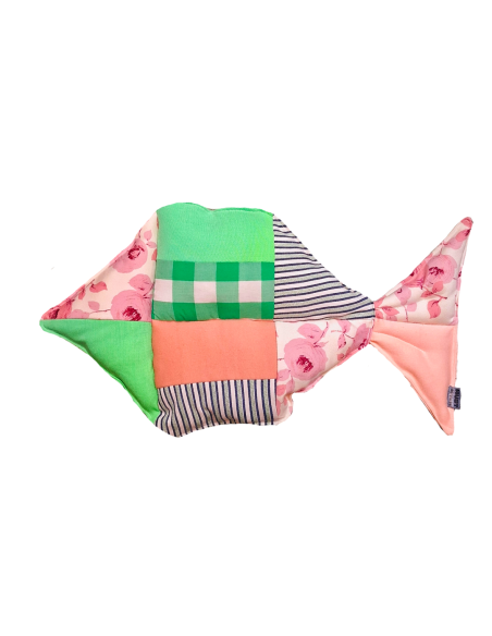 Dwustronna Kocia Mata z upcyclingu - Powder Mint