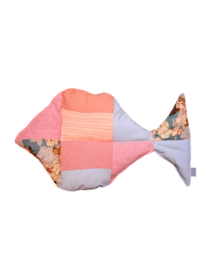 Dwustronna Kocia Mata z upcyclingu - BabyPink