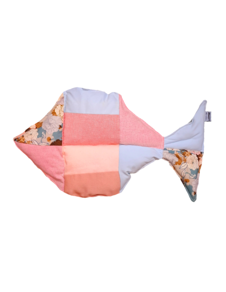 Dwustronna Kocia Mata z upcyclingu - BabyPink